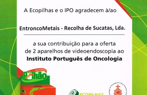 Certificado Ecopilhas